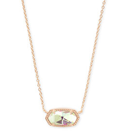 Necklace Elisa RSG Dichroic Glass