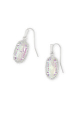 Earring Lee RHOD Dichroic Glass