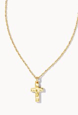 Necklace Cross Pendant Gold Metal