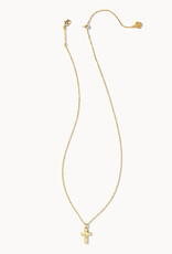 Necklace Cross Pendant Gold Metal