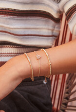 Bracelet Addison Stretch Gold Metal