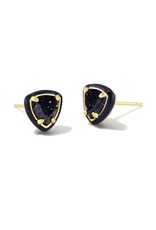 ARDEN ENAMEL FRAMED STUD EARRINGS