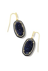 Dani Gold Enamel Frames Drop Earrings