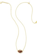 Football Gold Short Pendant Necklace
