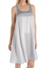 Lindsay Satin Nightie Dark Silver
