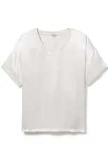 Kennedy Crew Neck Tee Egg Nog