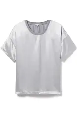 Kennedy Crew Neck Tee Dark Silver