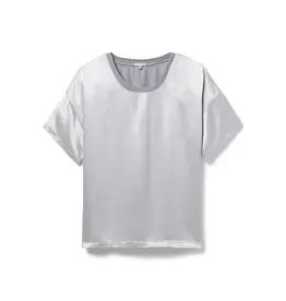 Kennedy Crew Neck Tee Dark Silver