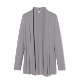 Amelia Rib Jacket Dark Silver