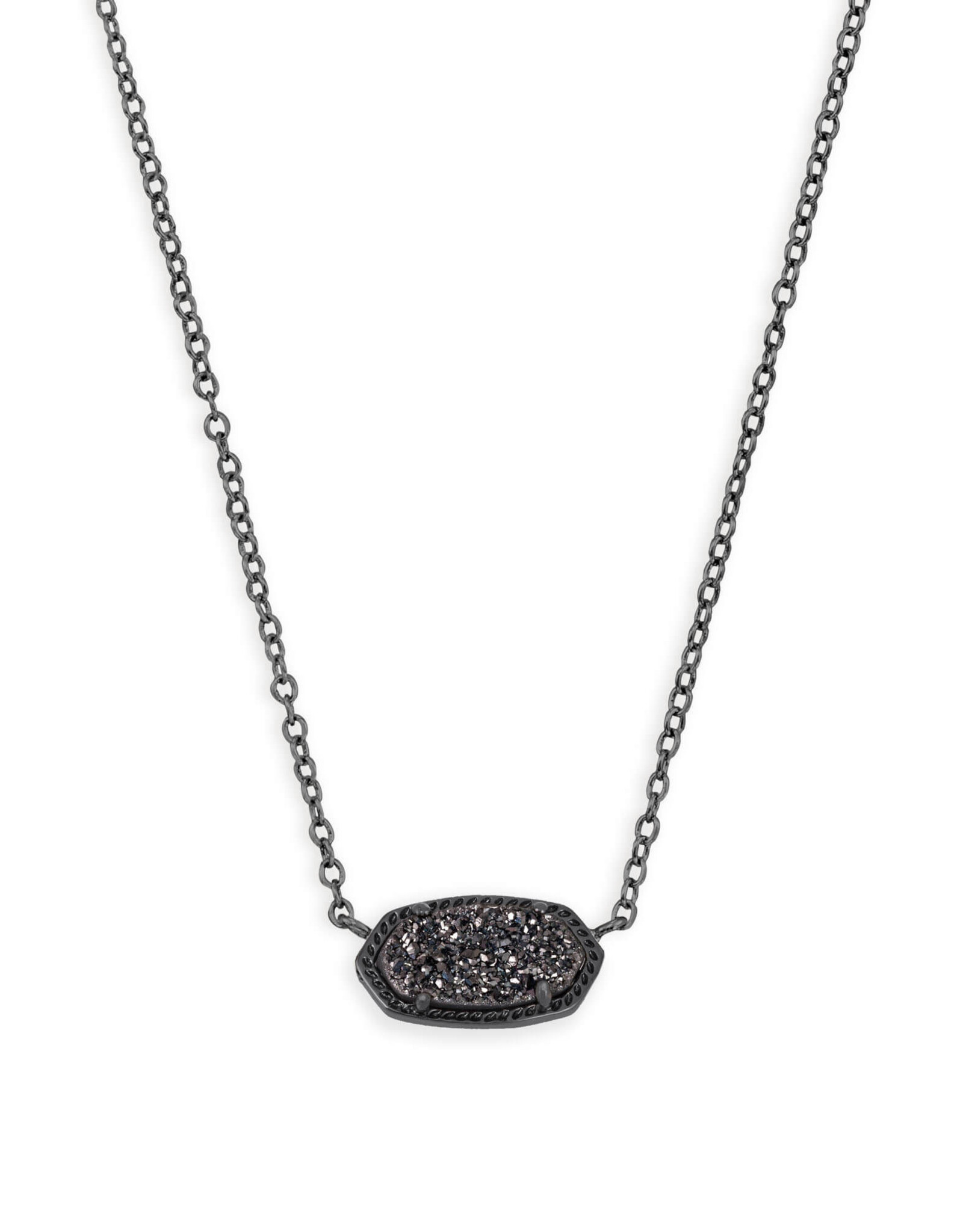 Necklace Elisa GNMT Black Drusy
