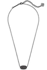 Necklace Elisa GNMT Black Drusy