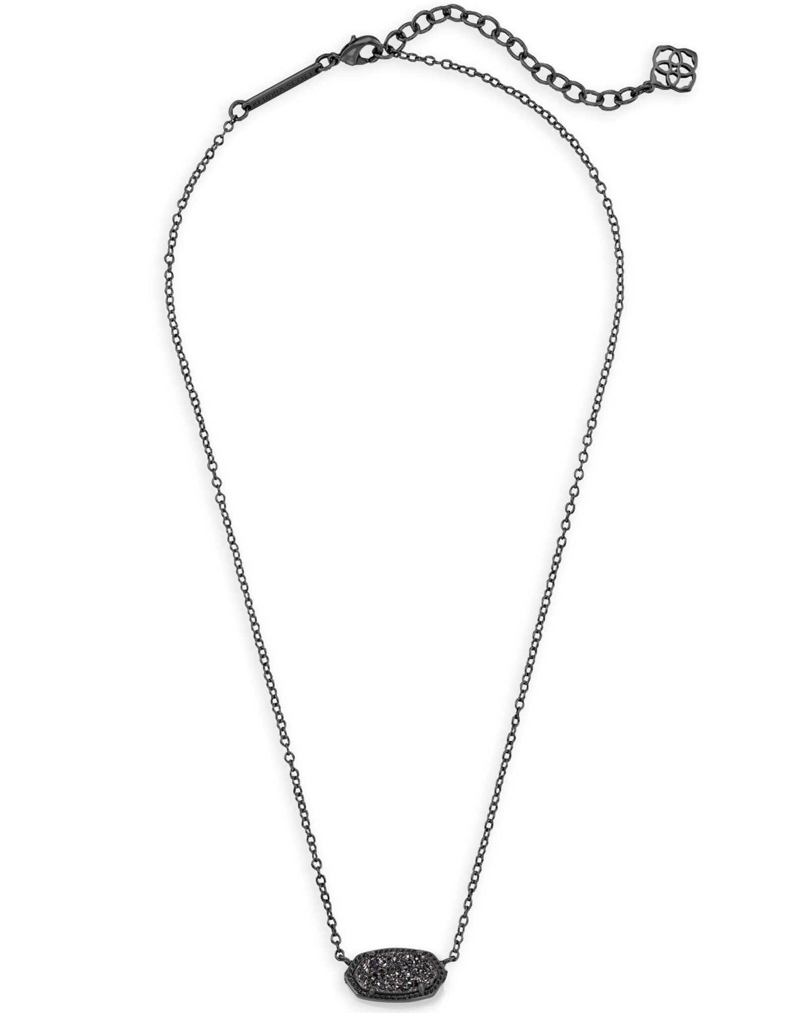 Necklace Elisa GNMT Black Drusy
