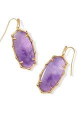 Elle Bamboo Frame Drop Earrings