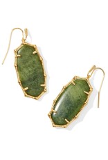 Elle Bamboo Frame Drop Earrings