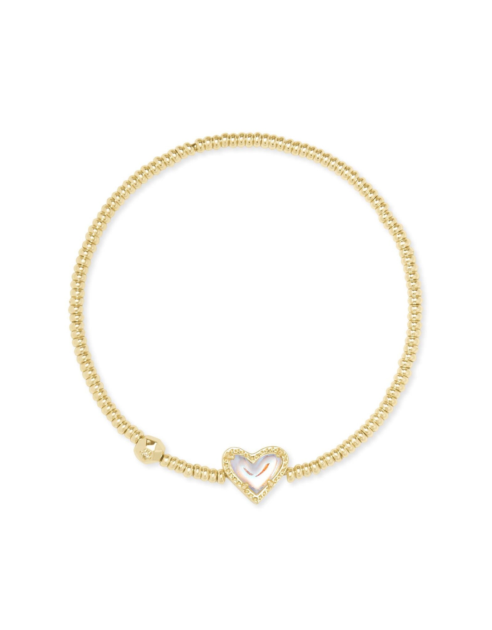 Ari Heart Gold Stretch Bracelet
