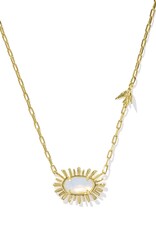 Elisa Gold Bird Short Pendant Necklace