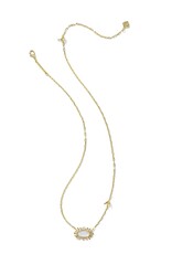 Elisa Gold Bird Short Pendant Necklace