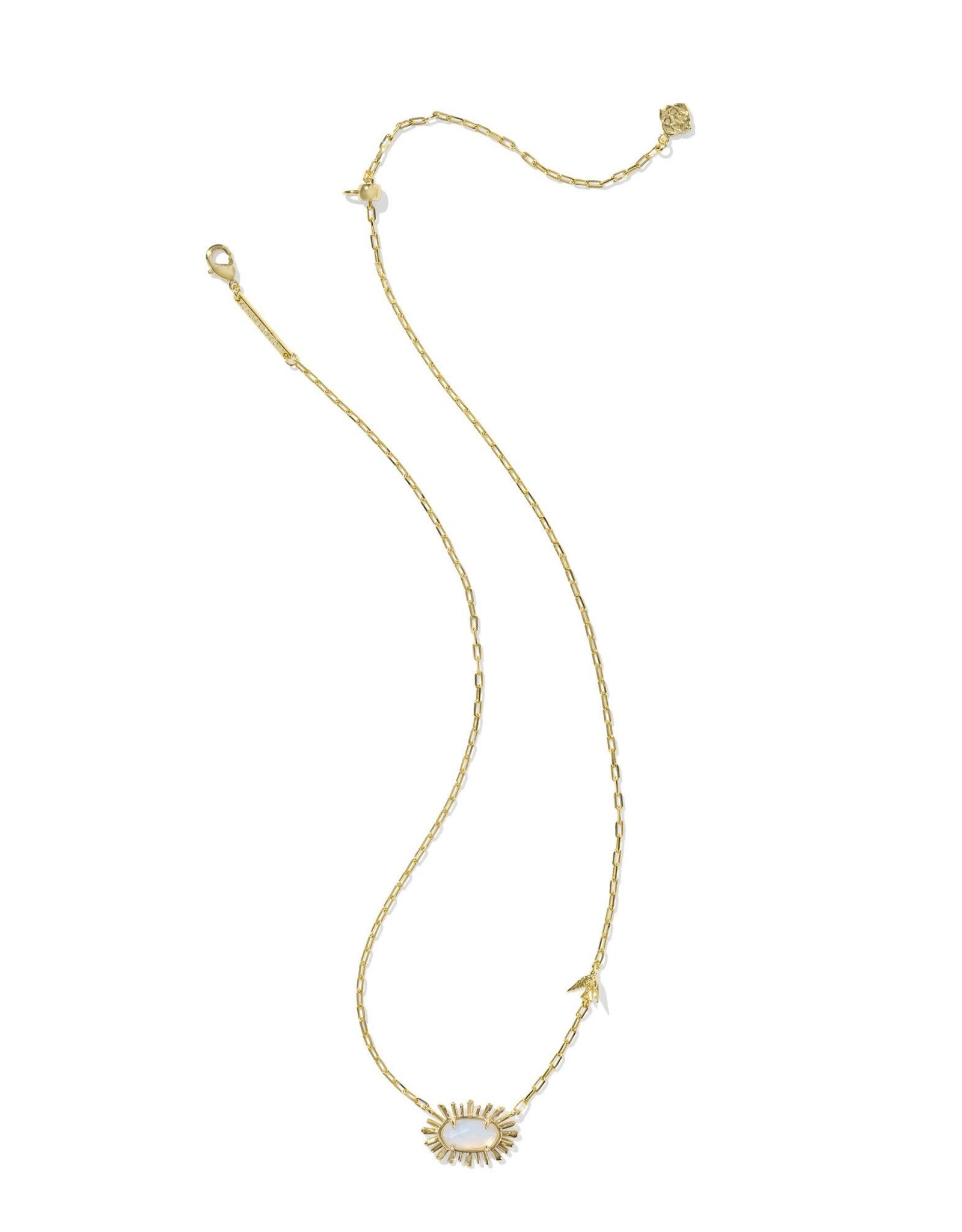 Elisa Gold Bird Short Pendant Necklace