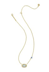 Elisa Gold Bird Short Pendant Necklace