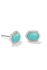 Daphne Silver Stud Earrings