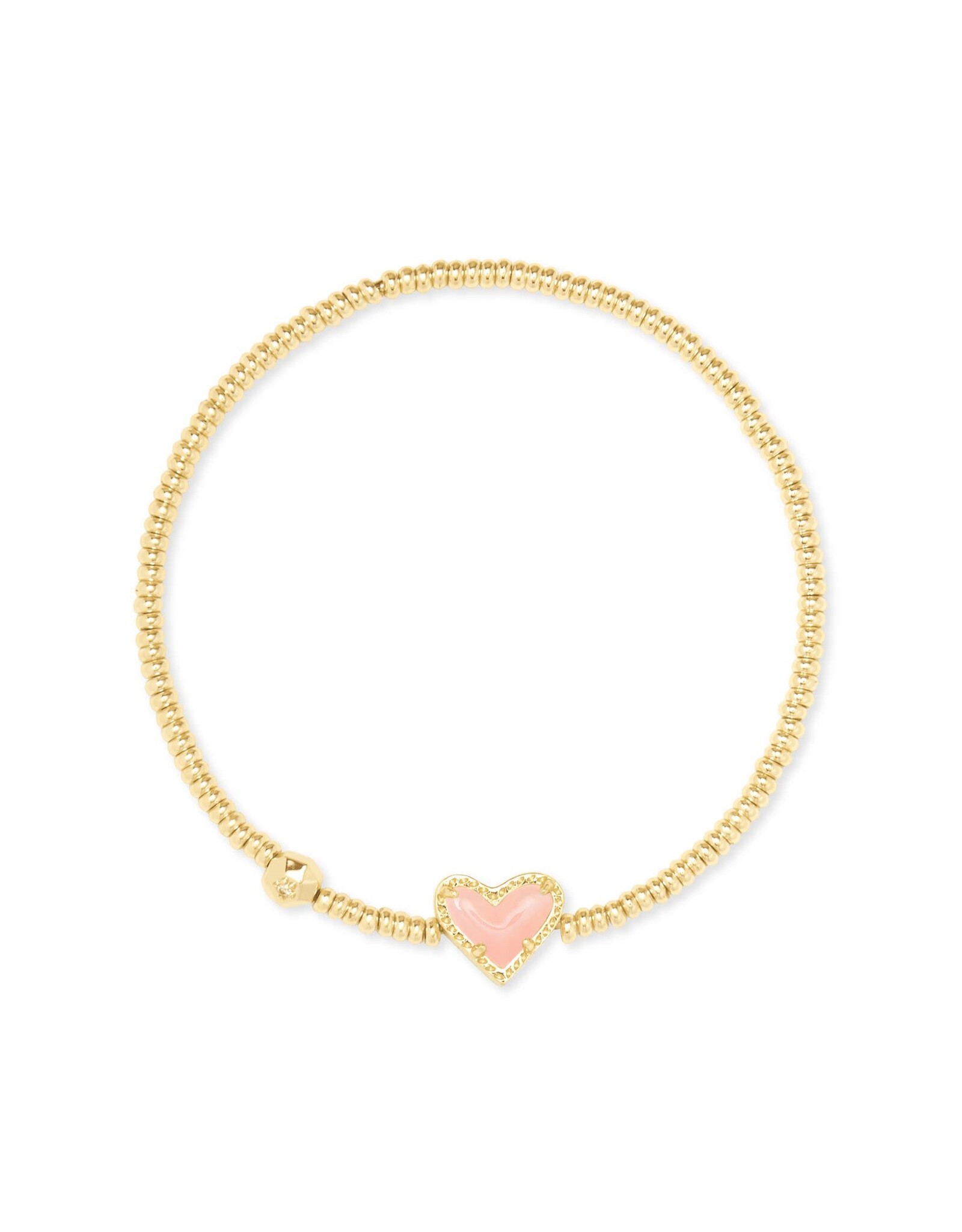 Ari Heart Gold Stretch Bracelet