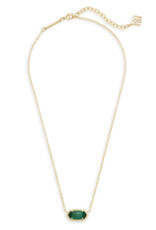 Necklace Elisa Gold Emerald Cats Eye