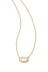 Necklace Grayson Short Pendant Gold Ivory MOP