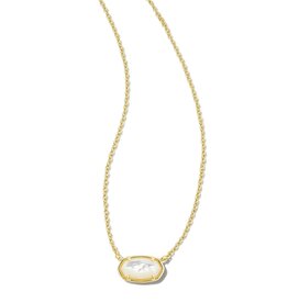 Necklace Grayson Short Pendant Gold Ivory MOP