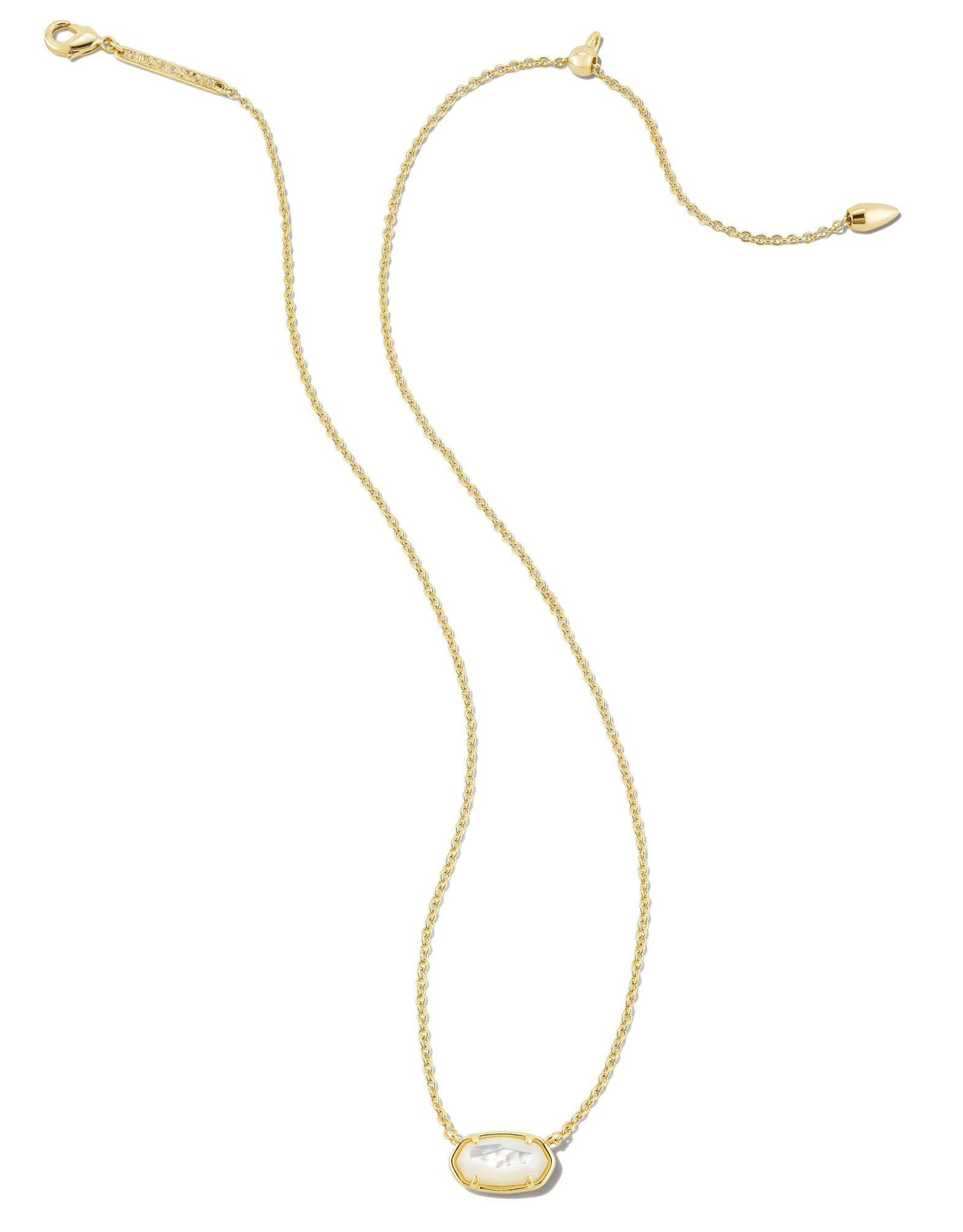 Necklace Grayson Short Pendant Gold Ivory MOP