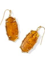 Elle Bamboo Frame Drop Earrings