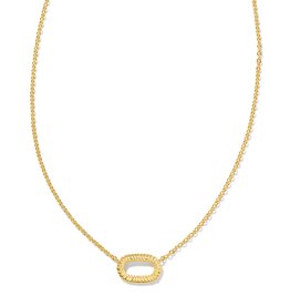 Elisa Ridge Open Frame Pendant Necklace
