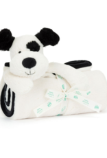Bashful Black & Cream Puppy Blankie