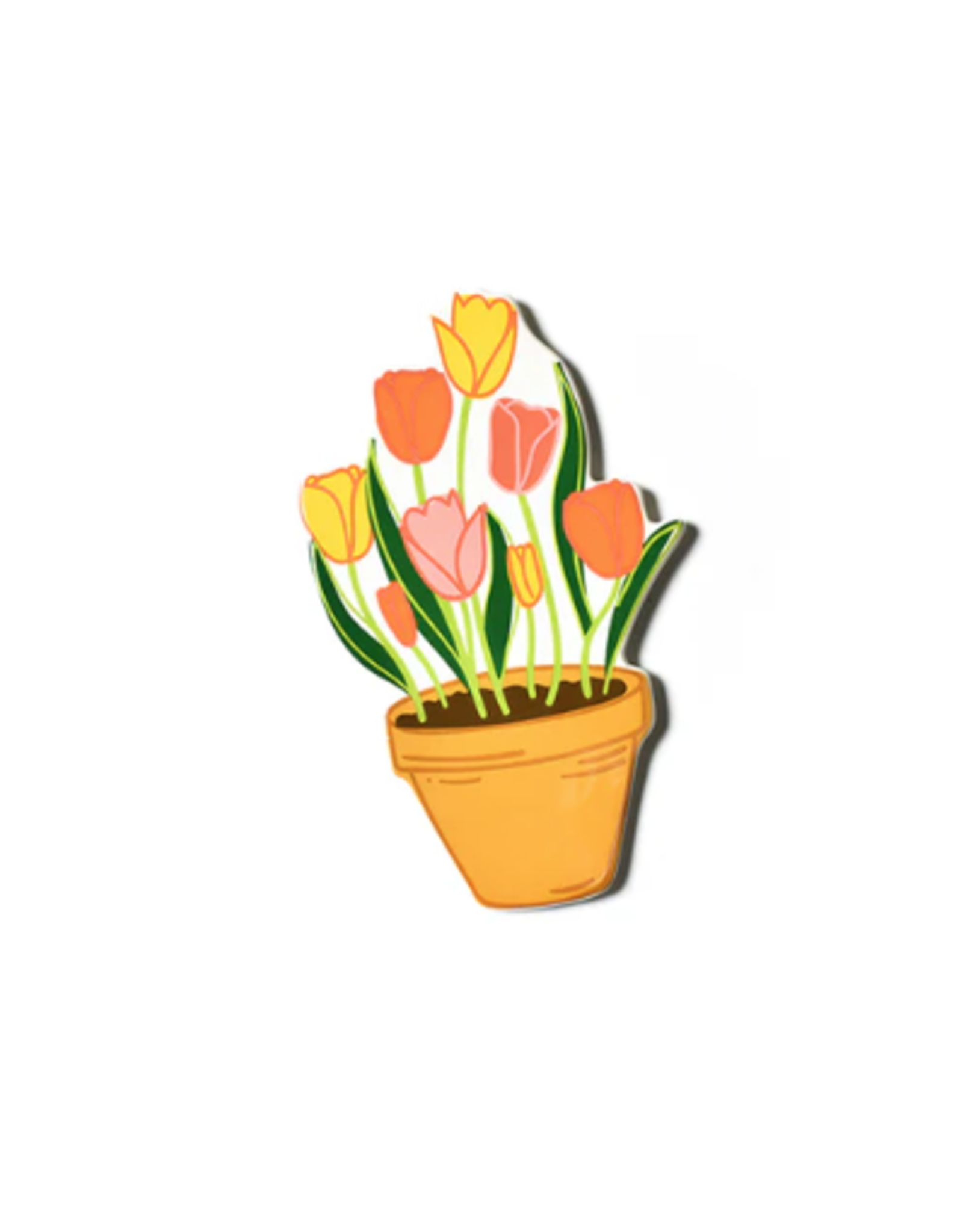Mini Attachment Pot Of Tulips