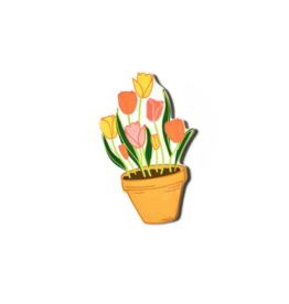Mini Attachment Pot Of Tulips
