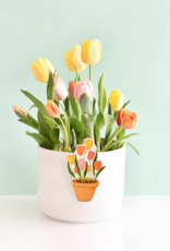 Mini Attachment Pot Of Tulips