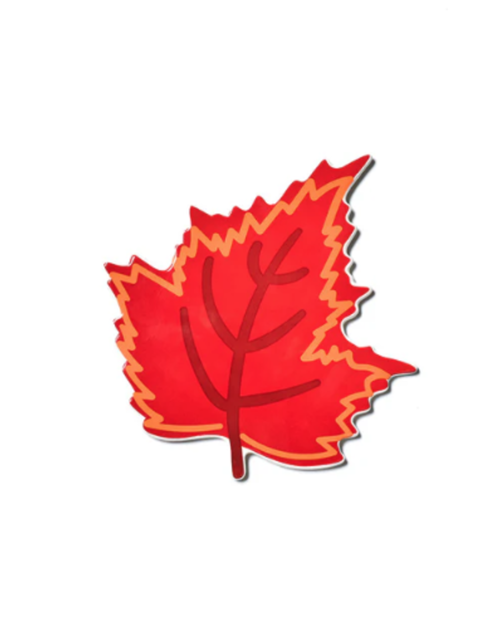 Big Attachment Red Fall Leaf