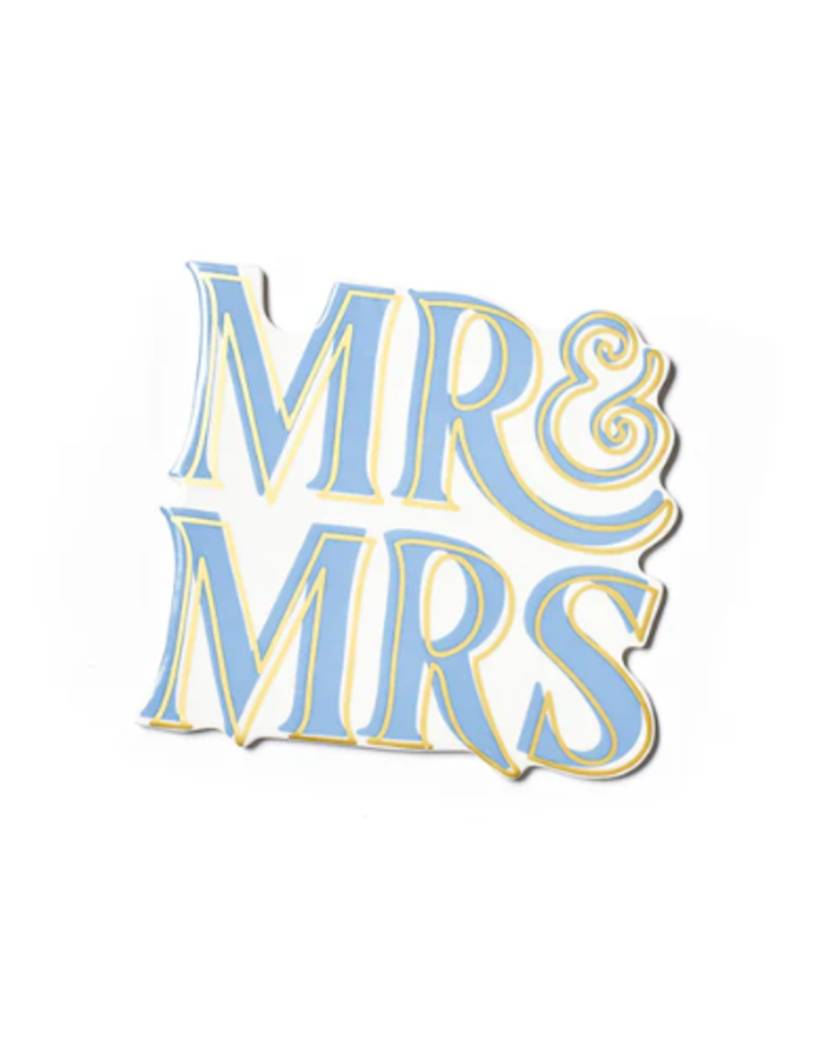 Big Attachment Blue Mr. & Mrs.