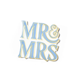 Big Attachment Blue Mr. & Mrs.