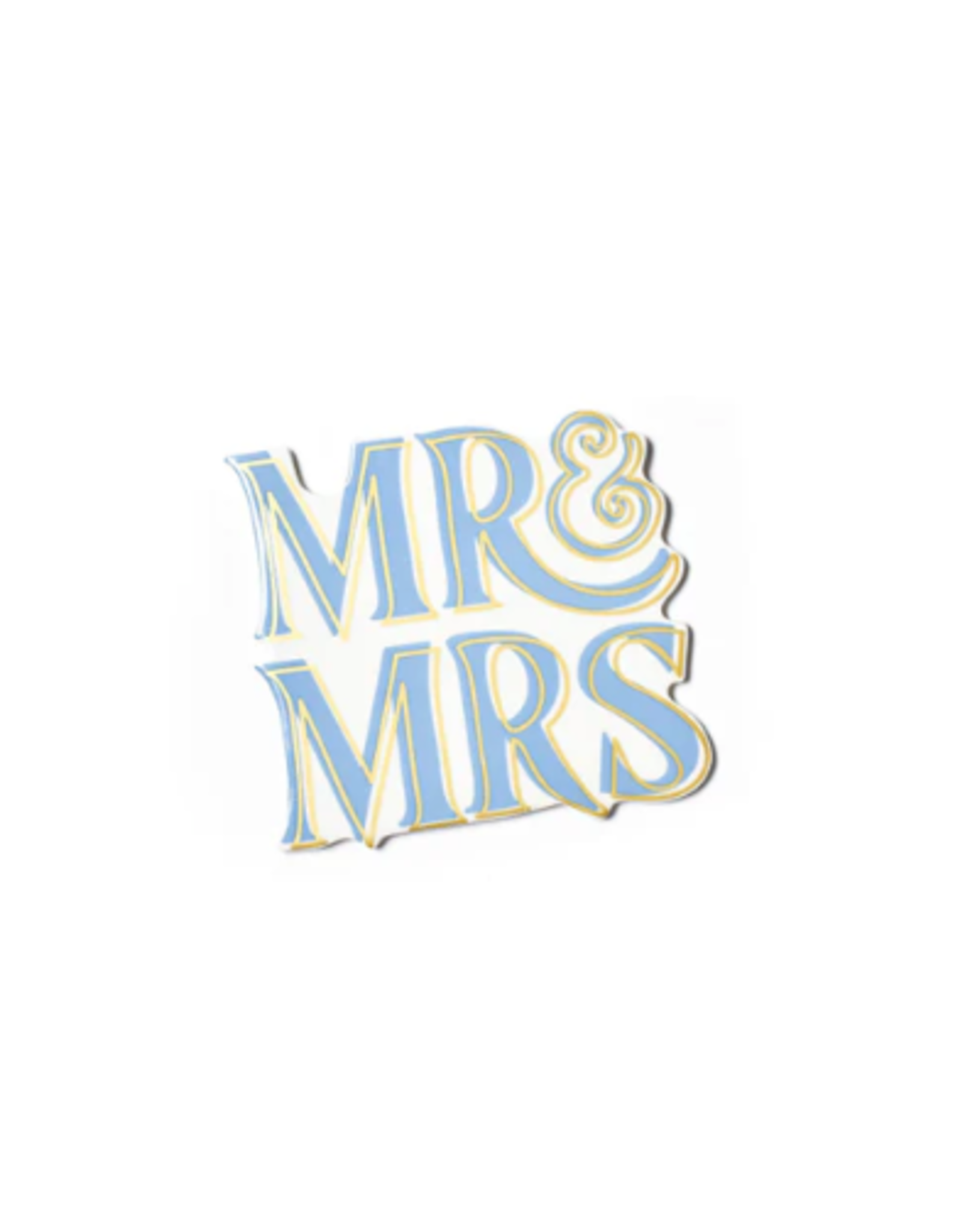 Mini Attachment Blue Mr. & Mrs.