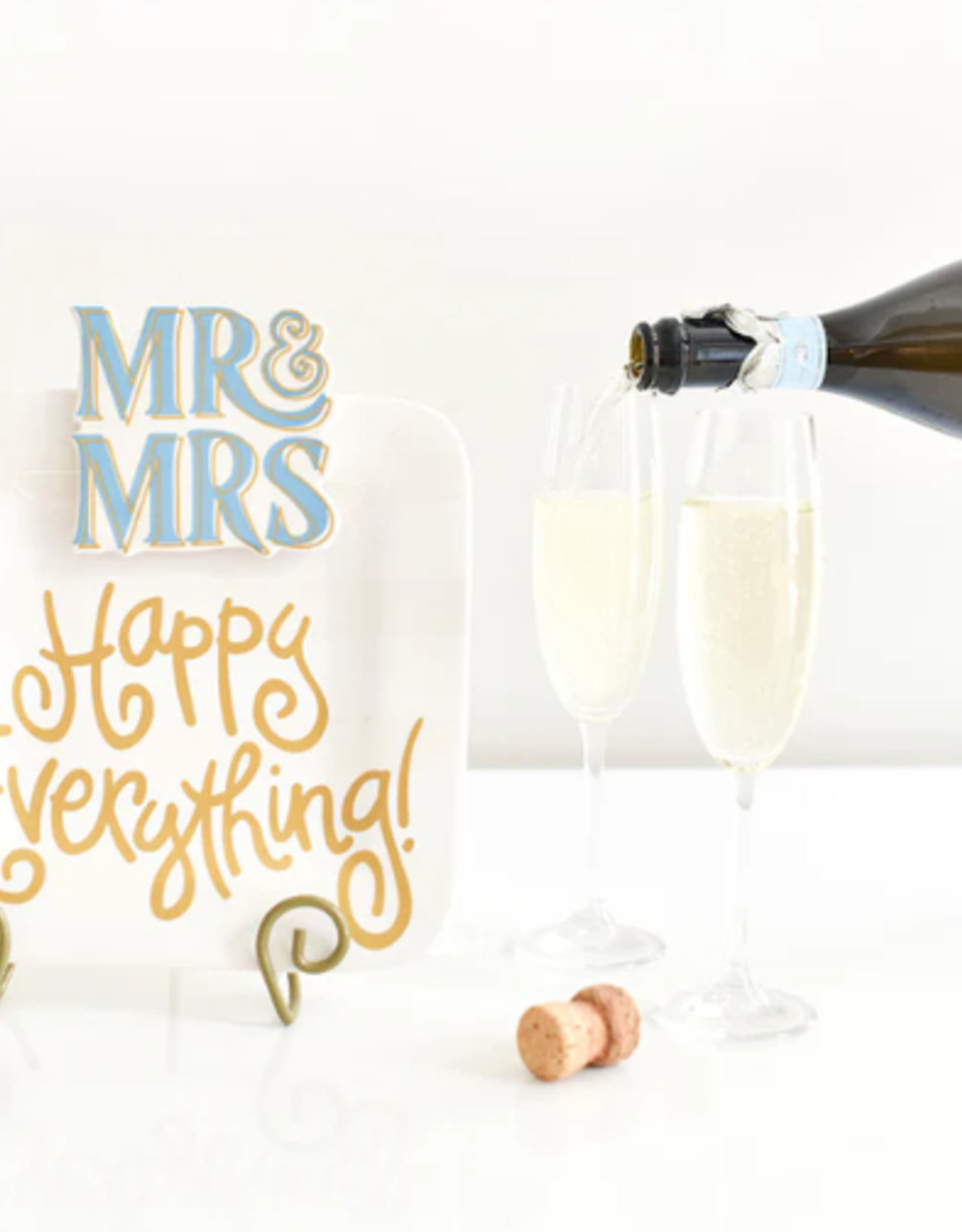 Mini Attachment Blue Mr. & Mrs.