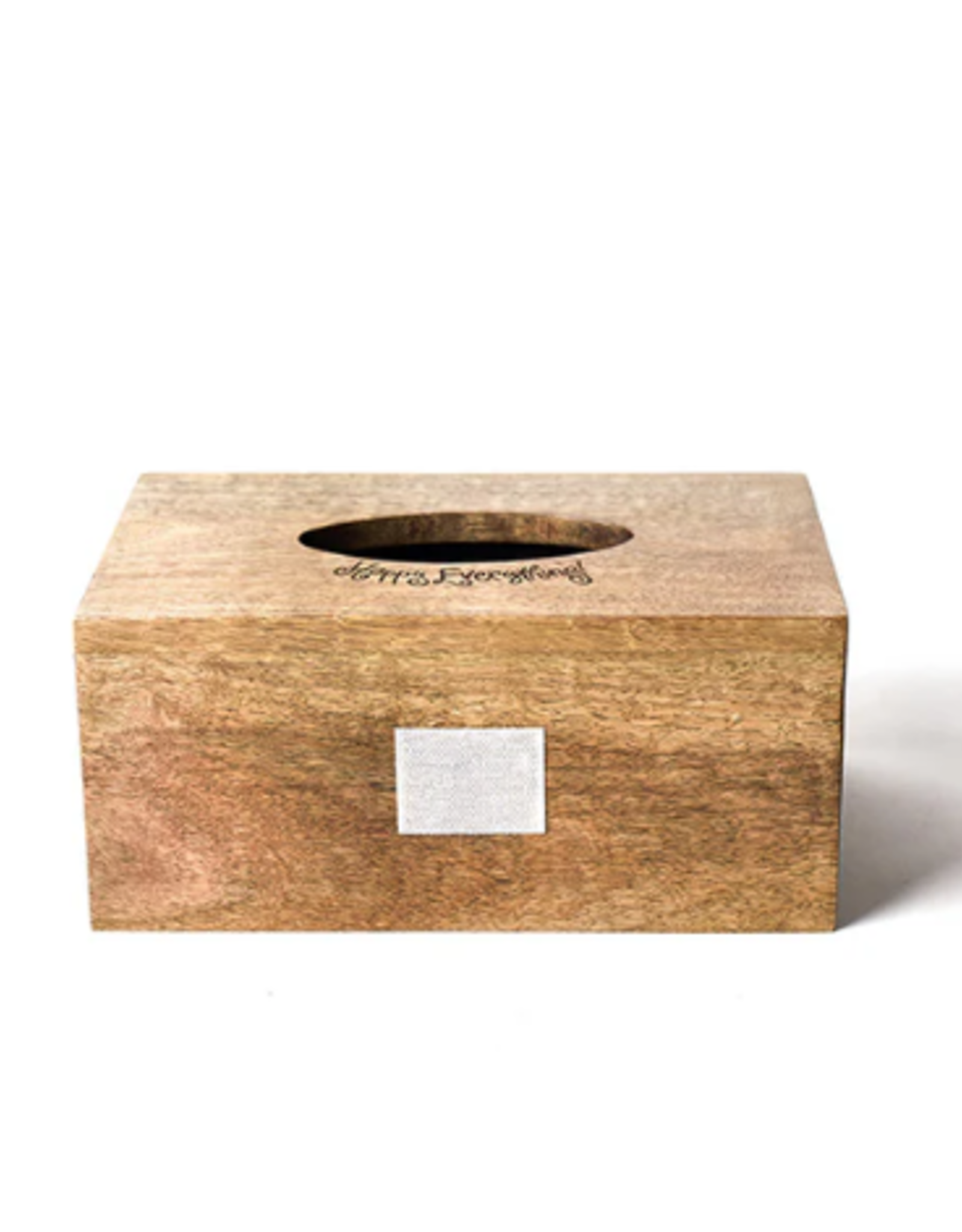 Happy Everything Mini Rectangle Wood Tissue Box Cover