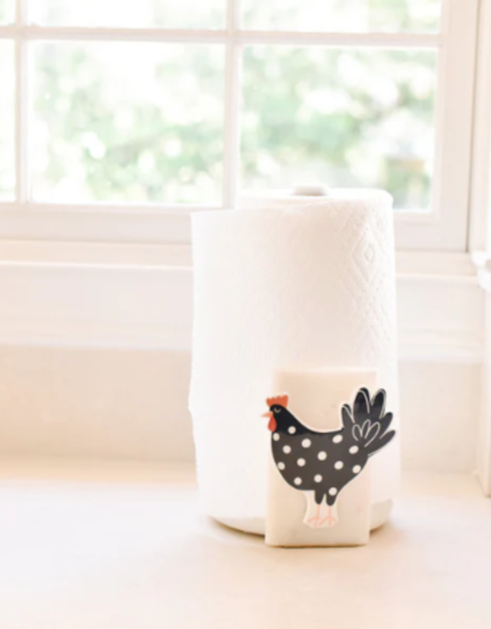 Happy Everything Mini Marble 12 Paper Towel Holder