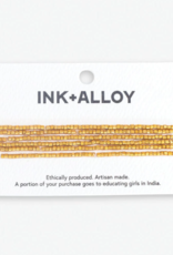 Bracelet Macy Six Strand Beaded Bracelet Set Gold