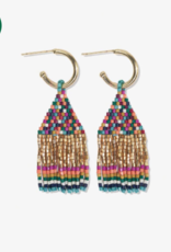 Hoop Leta Mini Gold Confetti Fringe Muted