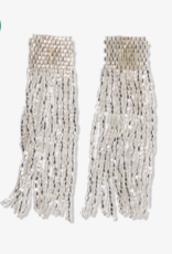 Earring Marilyn Solid Beaded Silver