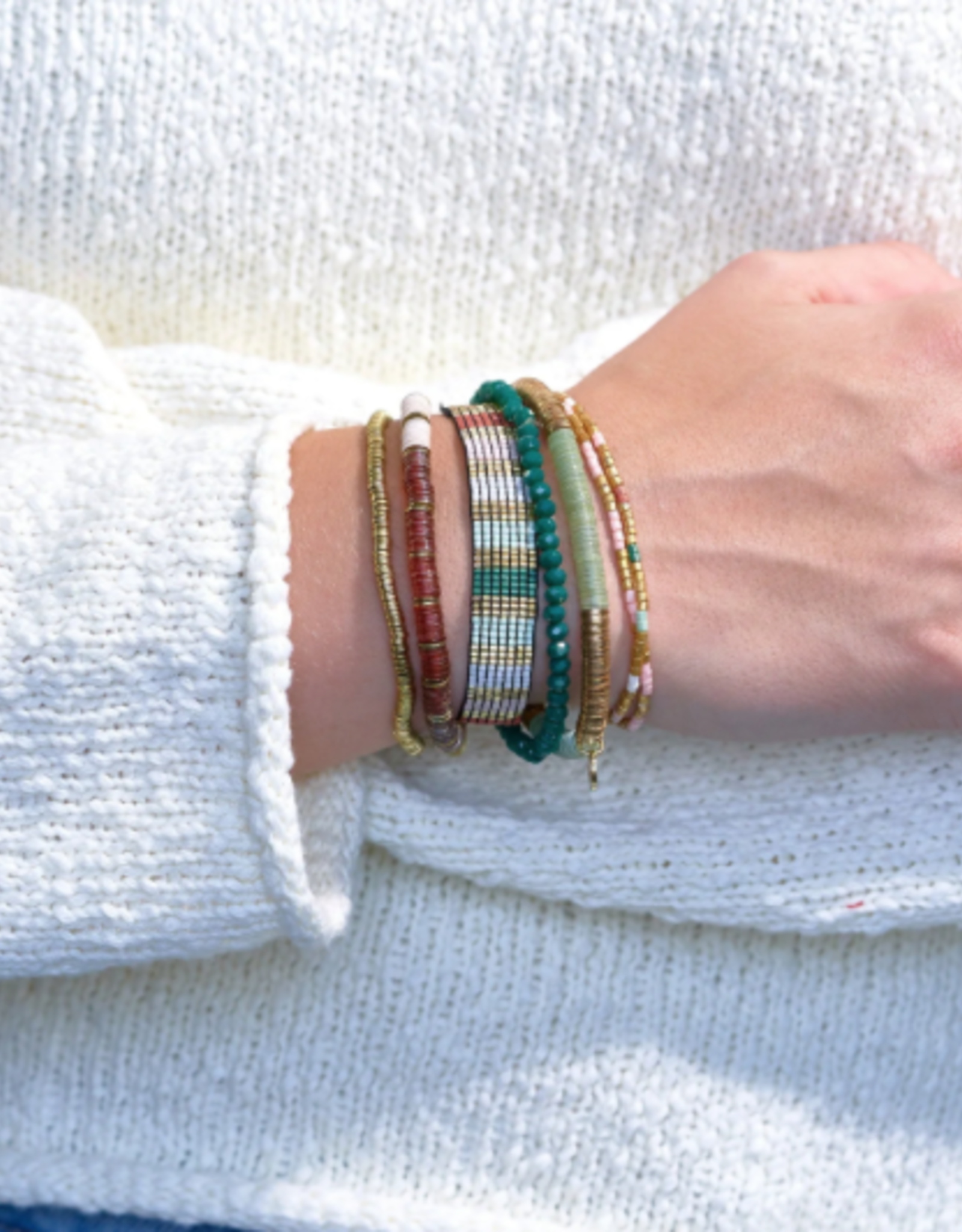 Bracelet Mixed Stack of 7 Desert Dream