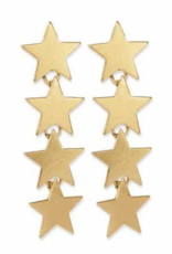Earring Juliet Falling Stars Brass