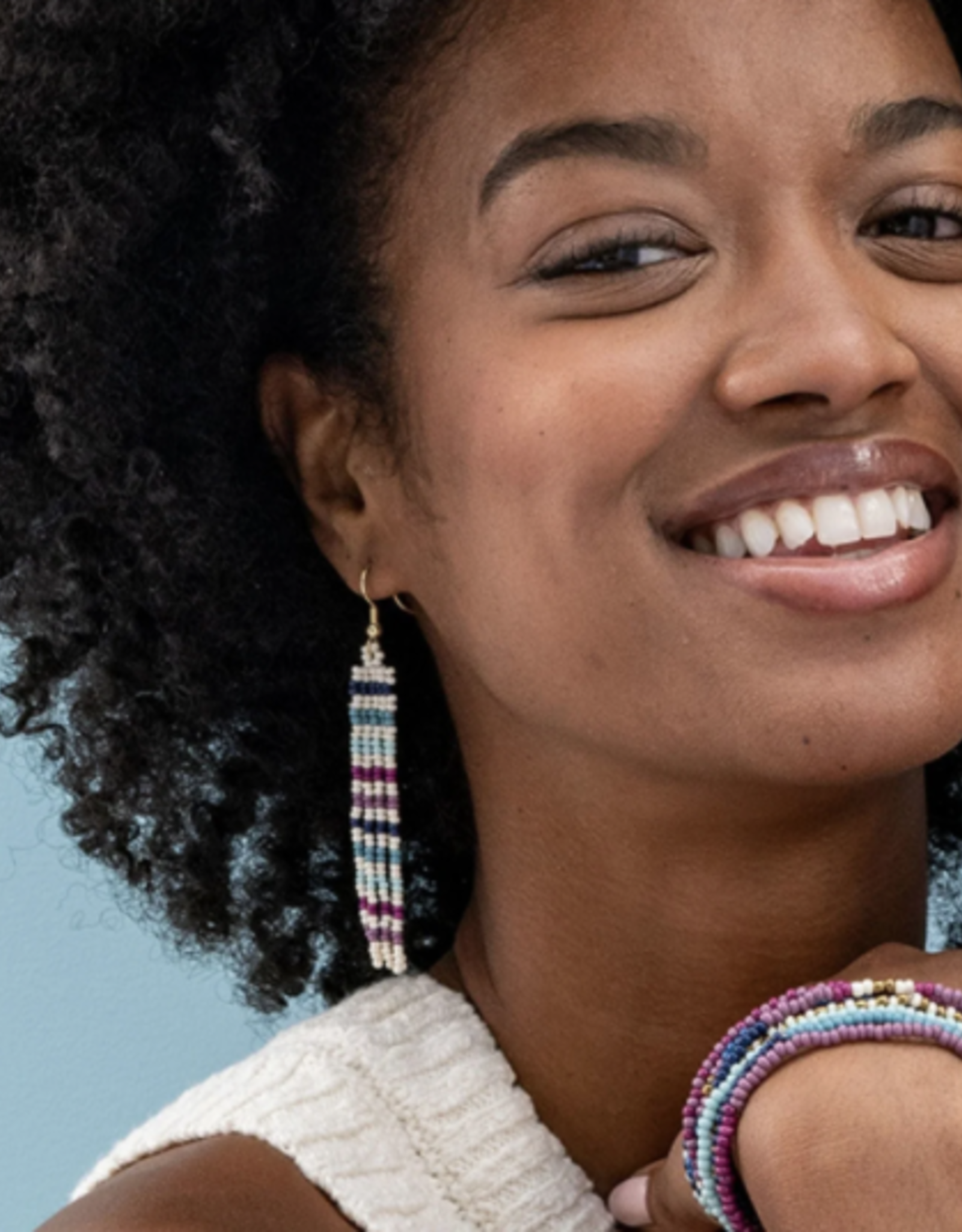 Earring Melissa Horizontal Stripes Petite Iceland
