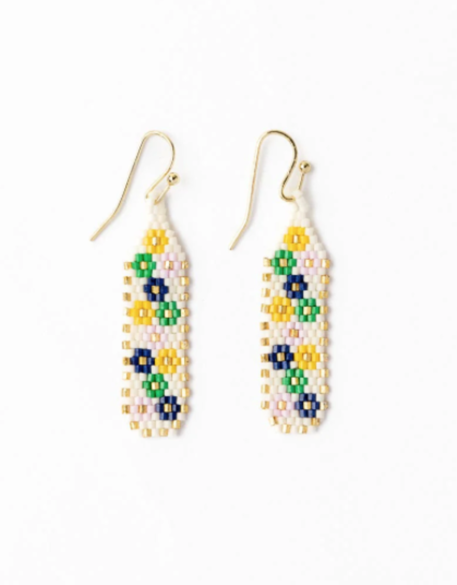 Nadia Floral Design Petite Luxe Earring Ivory