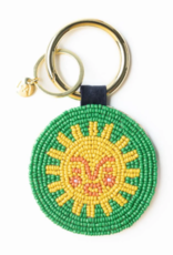 Kelsey Soleil Sun Seed Bead Bag Accessory Key Ring